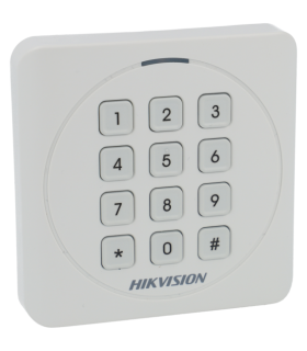 DS-K1801MK Lecteur intérieur / extérieur avec clavier / carte mifare 13.56mhz