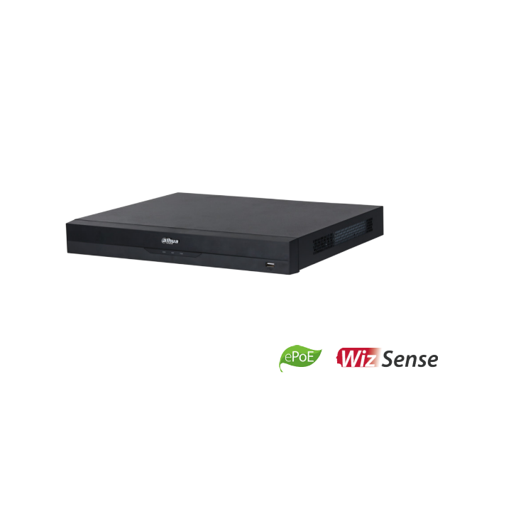 Enregistreur IP | 32 canaux/16 PoE | Rés. 8 Mpx max | IA