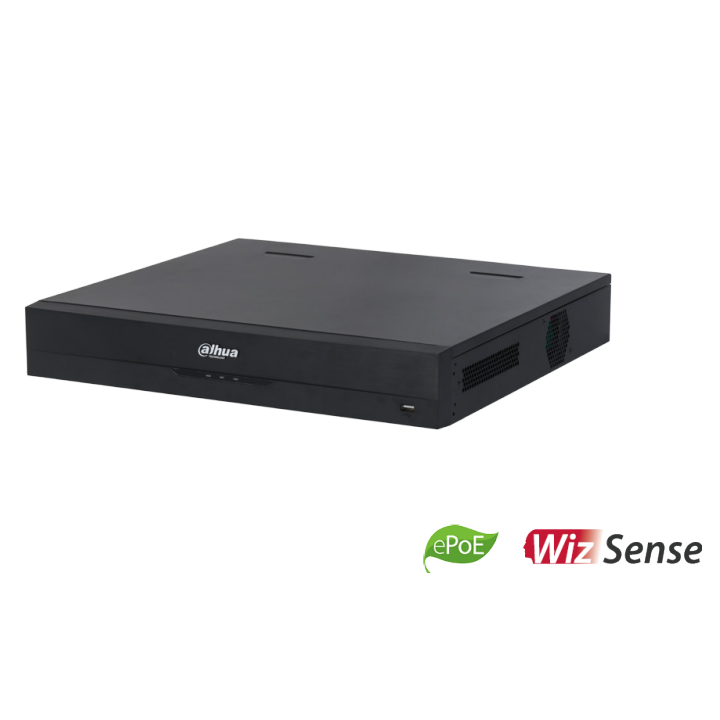 Enregistreur IP | 32 canaux/16 PoE | Rés. 32 Mpx max | IA