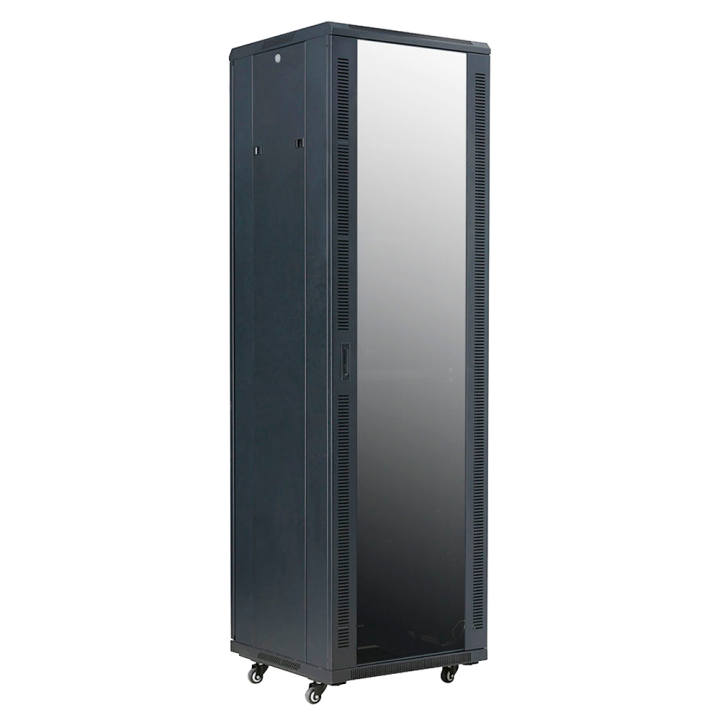 Armoire rack pour sol, jusqu'à 42U rack de 19" (SUR COMMANDE)