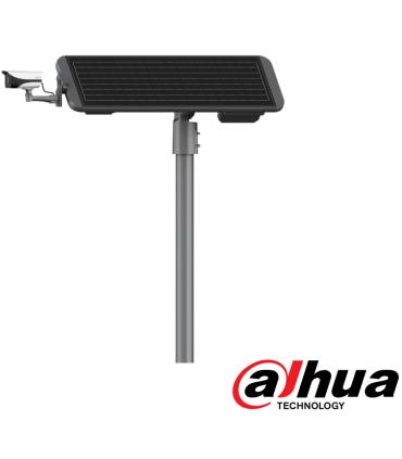 Kit caméra IP 2 mpx avec panneau solaire et fixation