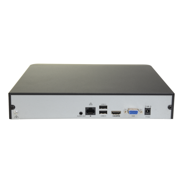 Enregistreur IP | 4 Canaux | Rés. max 8 Mpx.