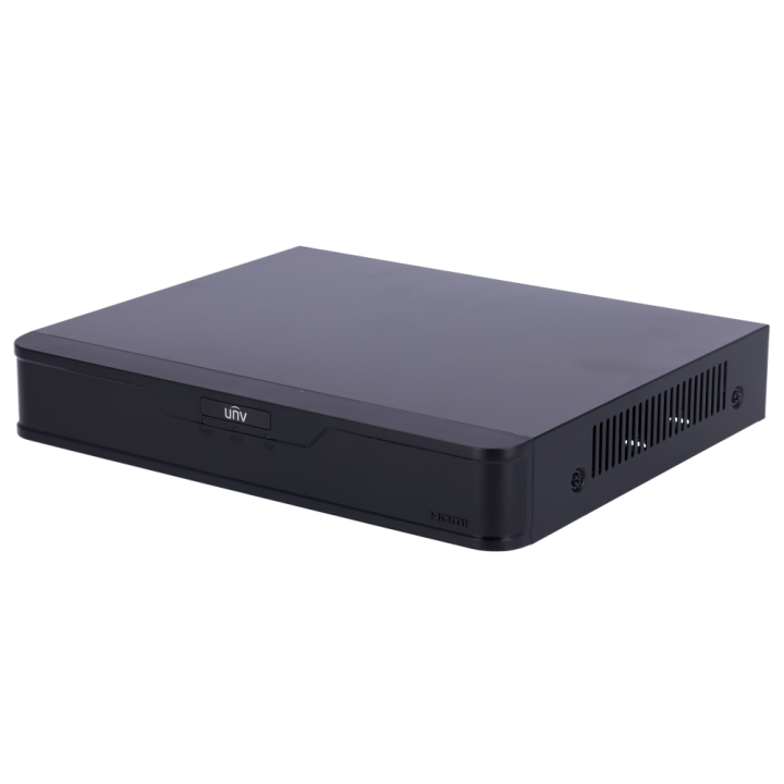 Enregistreur IP | 4 Canaux PoE | Rés. max 8 Mpx