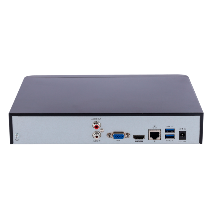 Enregistreur IP | 4 Canaux | Rés. max 8 Mpx.