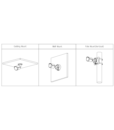 Caméra IP Tube | 4 Mpx | Obj. fixe 2.8 mm |Full color