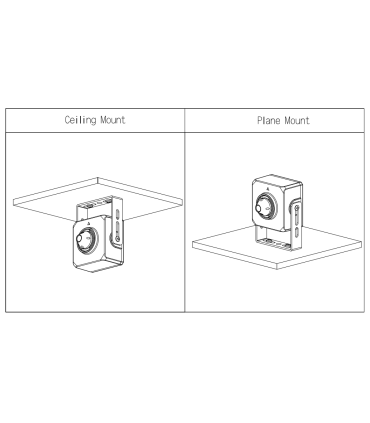 Caméra Espion IP 4 mpx obj. fixe 2.8 mm