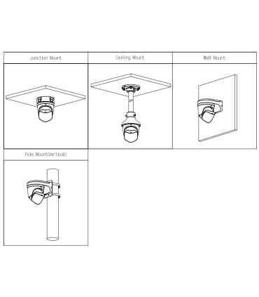Eyeball IP 8 Mpx avec flash dissuasif