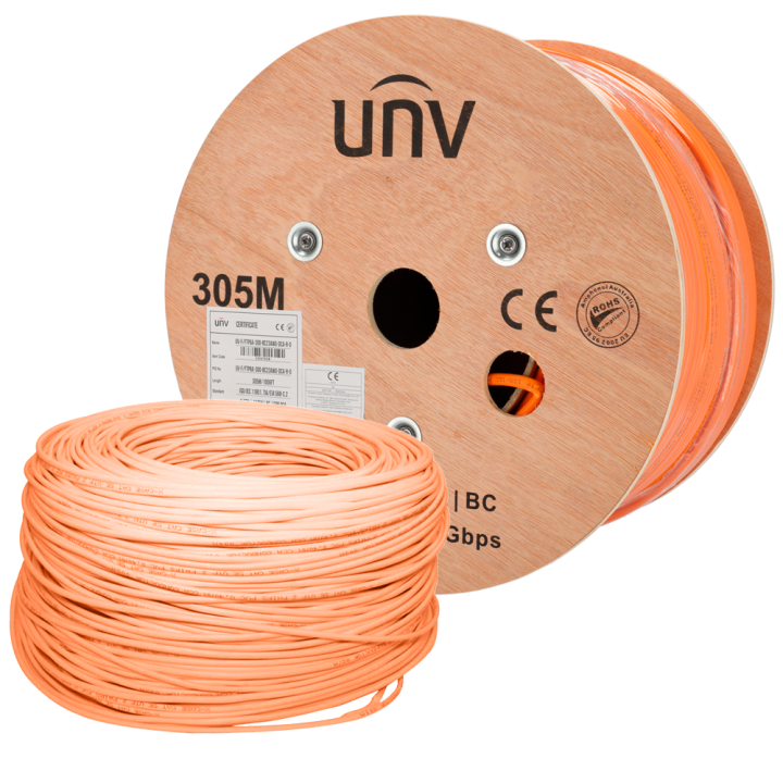 Câble F/FTP Cat. 6A 300 m.