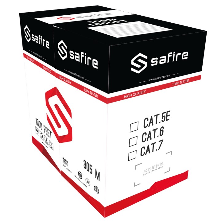 Câble UTP 305m. Cat 6 sans halogène