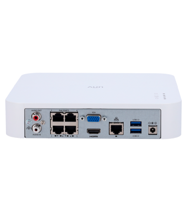 Enregistreur IP | 4 canaux PoE | Rés. 8 Mpx max.