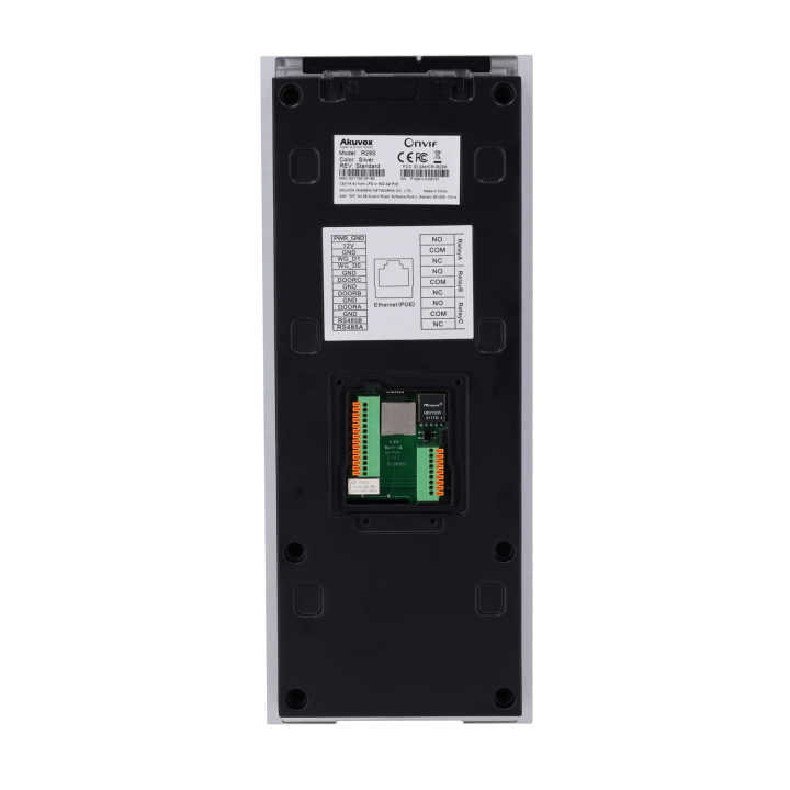 Interphone vidéo IP avec 3 caméra Mpx multiappartements