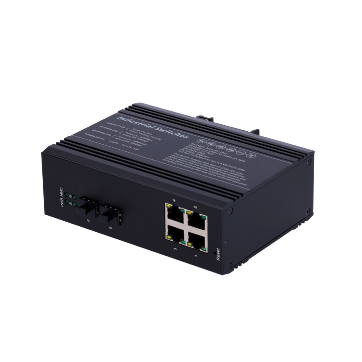 Switch PoE 4 Ports Gigabit + 2 SFP Gigabit