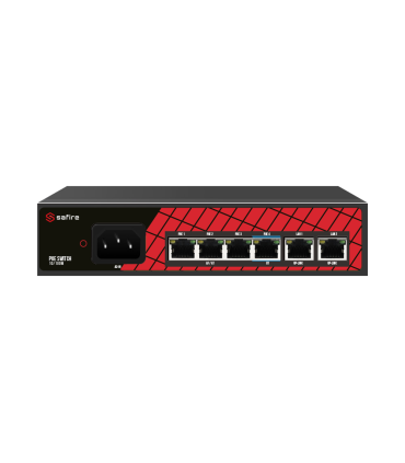 Switch Hi-PoE 4 ports PoE + 2 Uplink RJ45