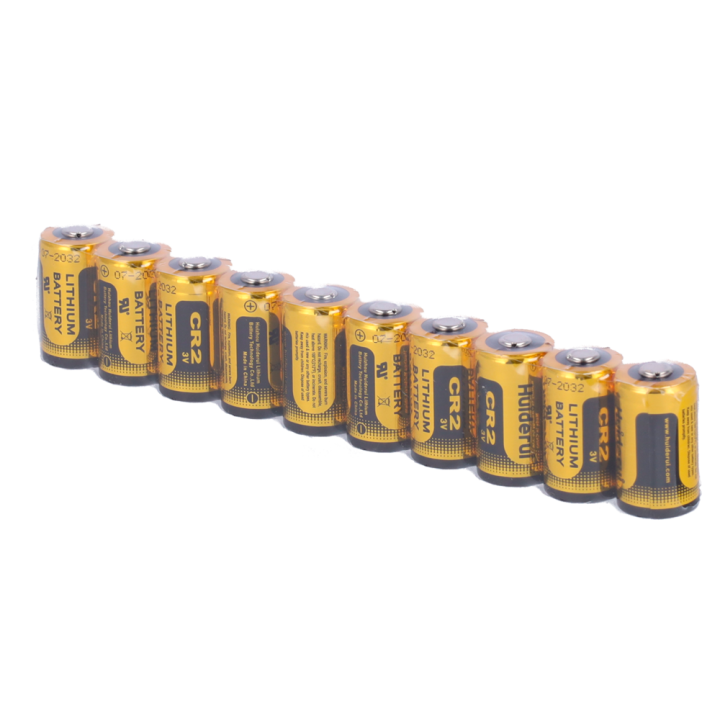 Lot de 10 piles Lithium CR2 (Huiderui)