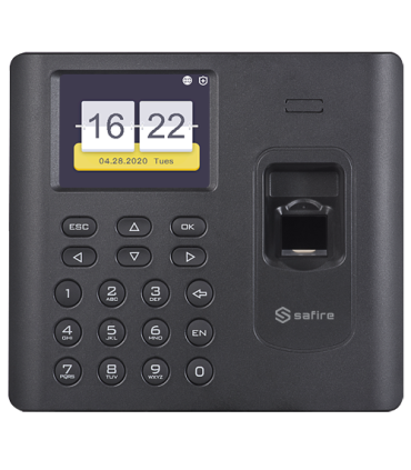 Lecteur d'accès et de présence par empreinte, carte et Pin