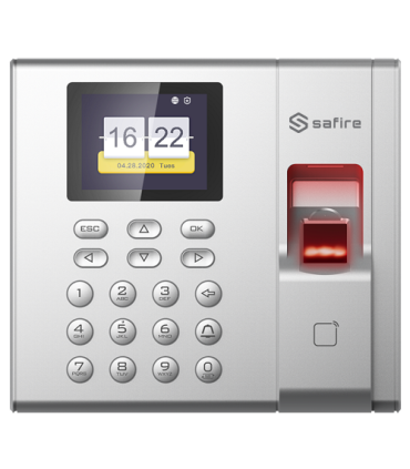 Lecteur d'accès et de présence par empreinte, carte et Pin