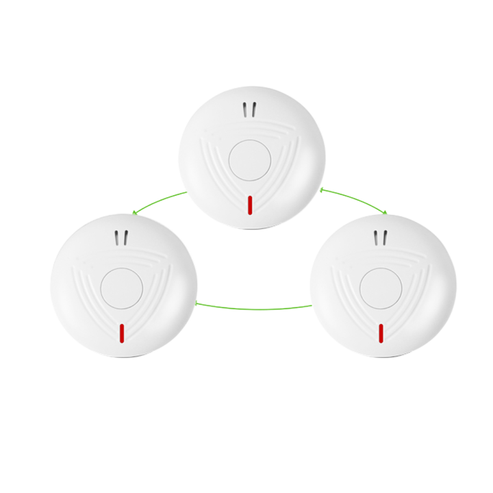 Pack de 3 détecteurs de fumée autonomes interconnectés
