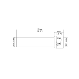 Support suspendu dôme PTZ (200 mm)