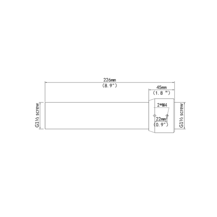 Support suspendu dôme PTZ (200 mm)