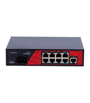 Switch de bureau Hi-PoE  8 ports PoE + 1 Uplink RJ45