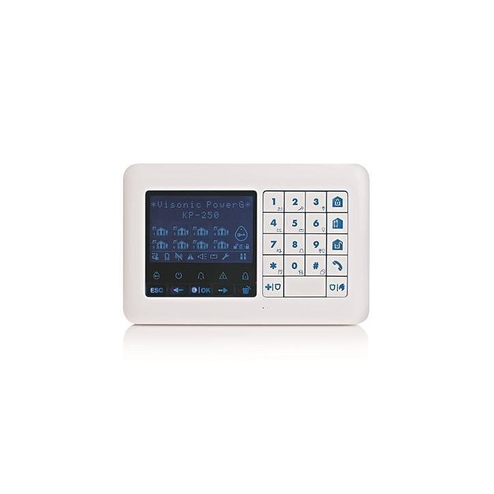 Clavier LCD à touches avec lecteur de proximité