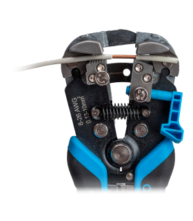 Outil de sertissage et de dénudage