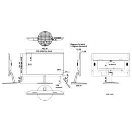 Moniteur LED FHD 22''
