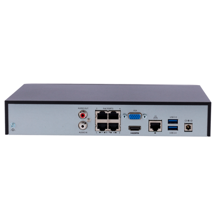 Enregistreur IP 4 Canaux |12 Mpx