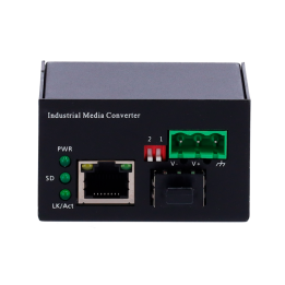 Convertisseur de média industriel compact