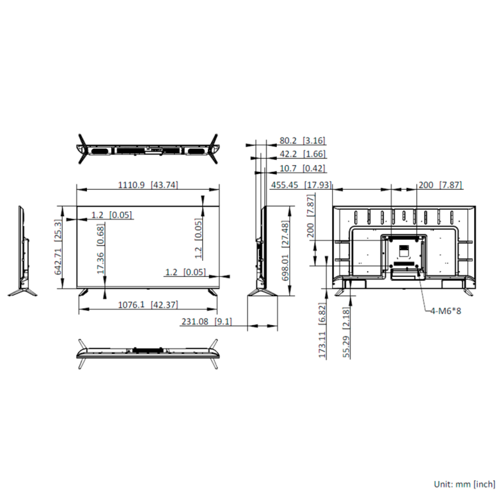 Moniteur LED FHD 50" HIKVISION
