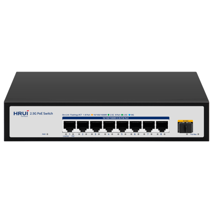 Switch PoE Multigigabit 2,5Gbps | 8 Ports PoE