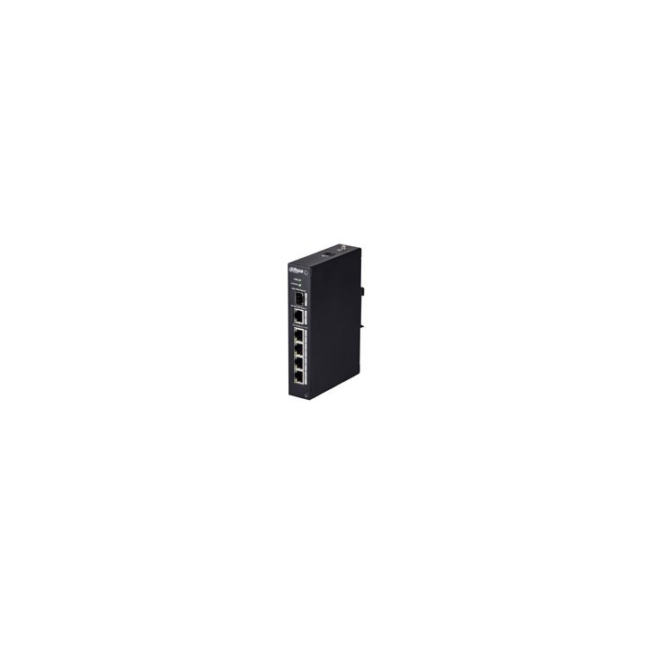 Switch industriel 6 Ports | 4 ports PoE | Montage sur Rail Din