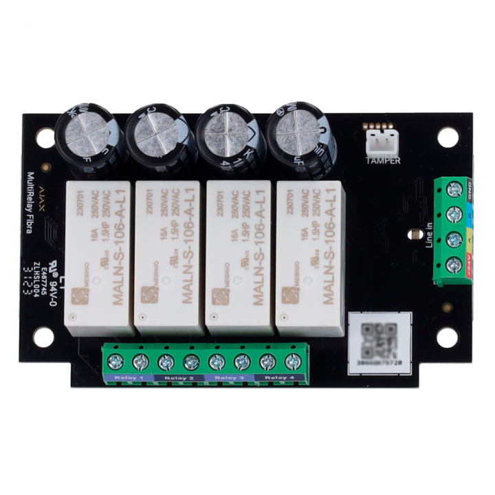 Module Ajax avec 4 relais indépendants