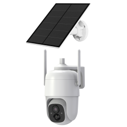 Caméra extérieure 3 Mpx WiFi PT alimentée par batterie