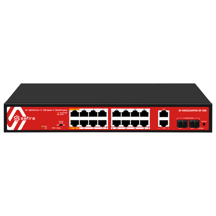 Switch Hi-PoE | 16 ports PoE