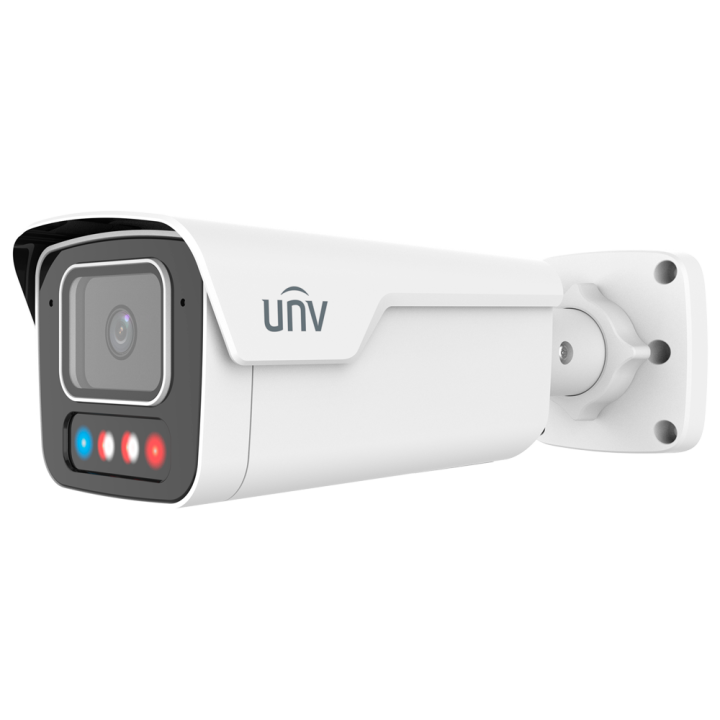 Caméra IP Bullet avec flash dissuasif | 4 Mpx | Obj. fixe 2.8 mm