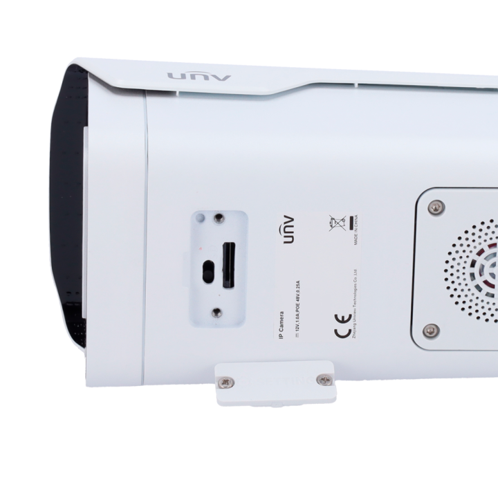 Caméra IP Bullet avec flash dissuasif | 4 Mpx | Obj. fixe 2.8 mm