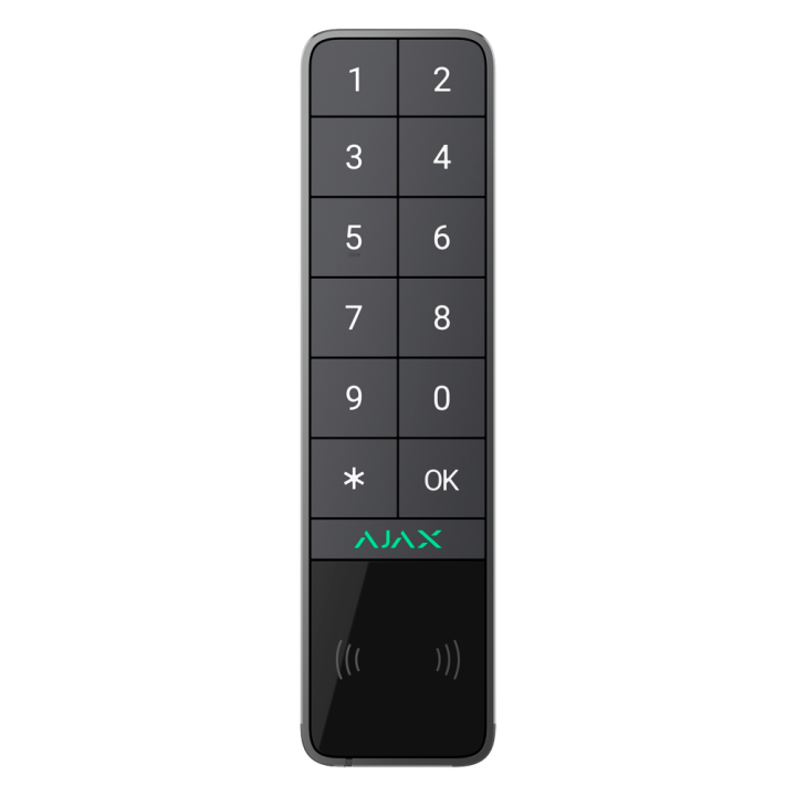 Clavier extérieur IP66/IK08 avec lecteur RFID Grade 2 Ajax