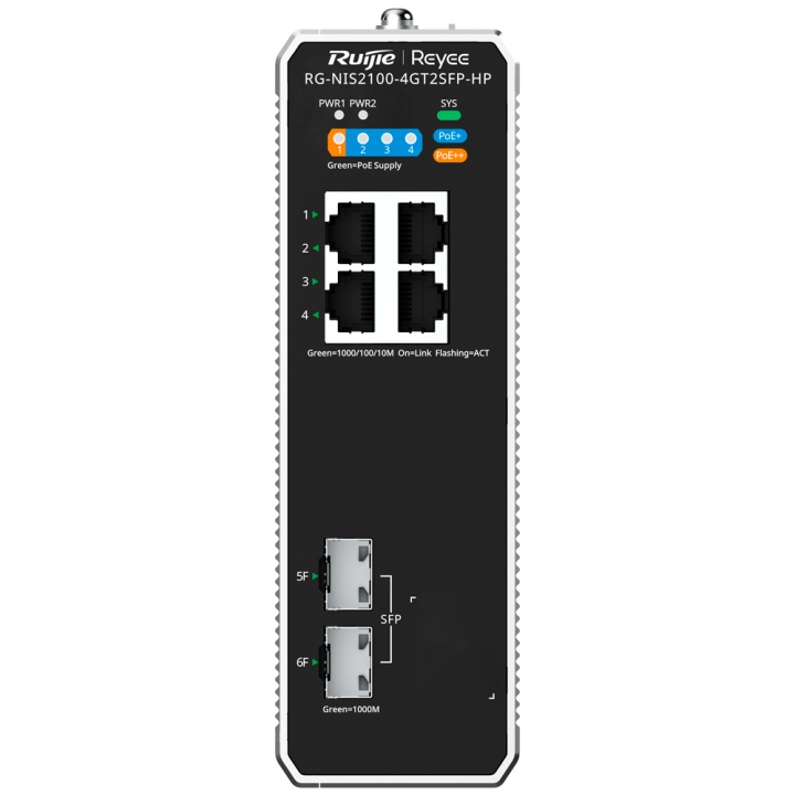 Switch industriel manageable PoE