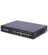 Switch PoE 16 ports RJ45 + 2 SFP
