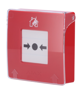 Bouton d'alarme incendie manuel rouge Ajax