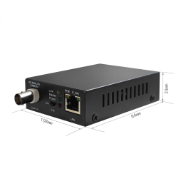 Prolongateur PoE pour câble coaxial
