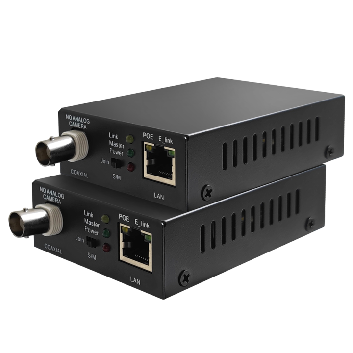 Prolongateur PoE pour câble coaxial