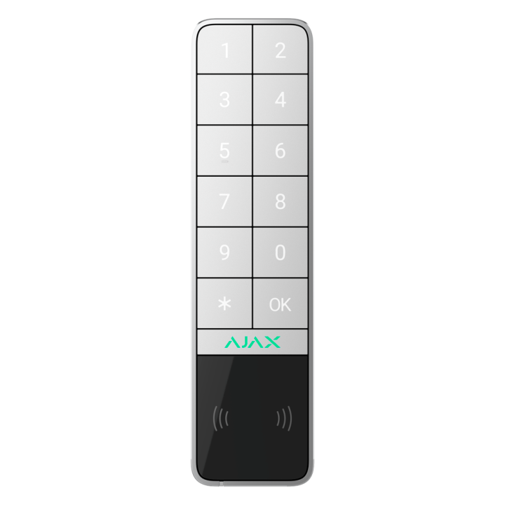 Clavier extérieur IP66/IK08 avec lecteur RFID Grade 2 Ajax