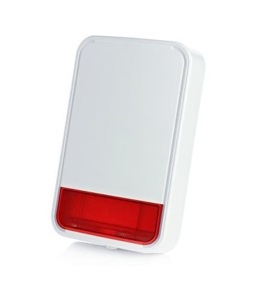 Sirène Extérieure avec flash haute luminosité intégré, ambré