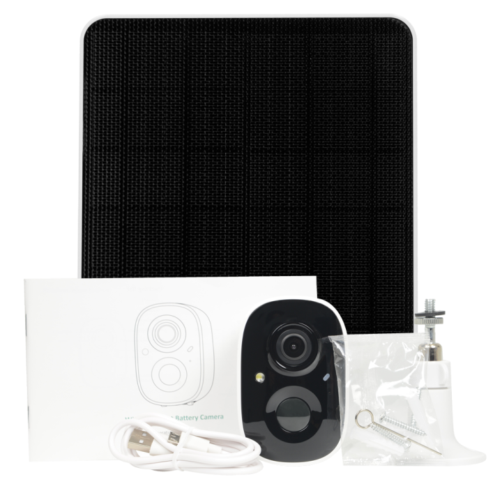 Kit caméra WiFi 3 MP + panneau solaire 6 W