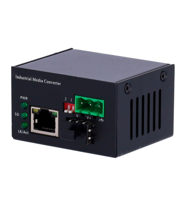 Convertisseur de média industriel compact