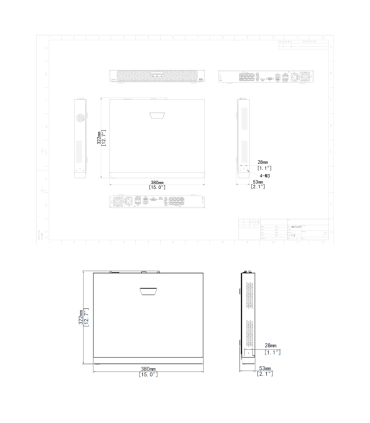 Enregistreur NVR Uniview 16 canaux | Reconnaissance faciale