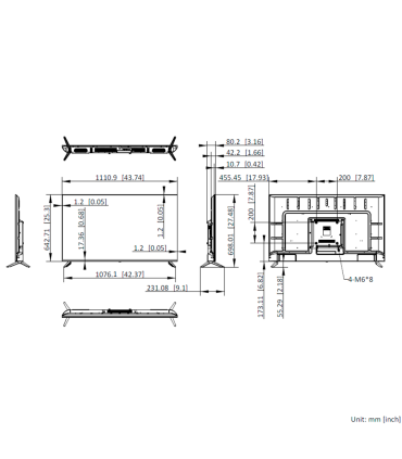 Moniteur LED FHD 50" HIKVISION