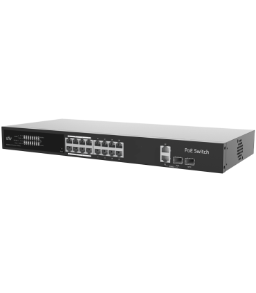 Switch administrable 16 ports PoE/PoE+